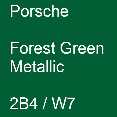 Porsche, Forest Green Metallic, 2B4 / W7.